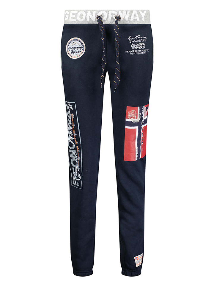 Geographical Norway Spodnie dresowe "Moliere" w kolorze granatowym rozmiar: M