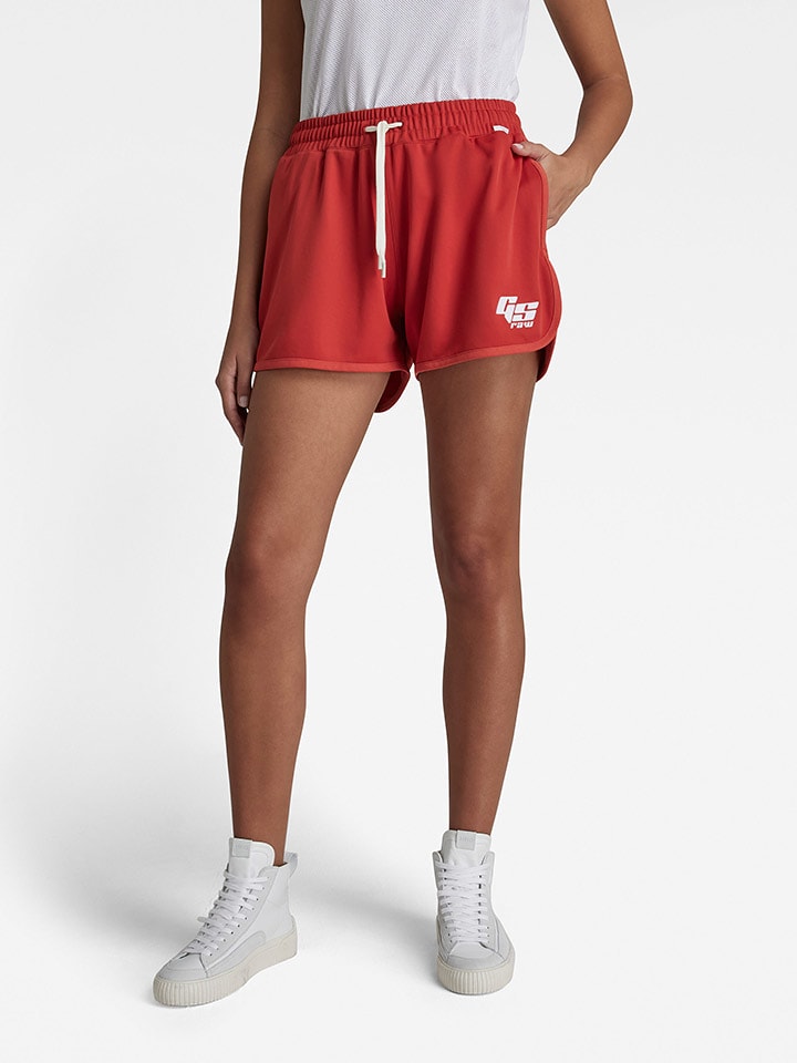 G-Star Szorty w kolorze czerwonym rozmiar: M