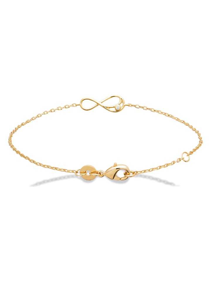 L'Atélier Précieux Pozłacana bransoletka z elementami ozdobnymi rozmiar: onesize