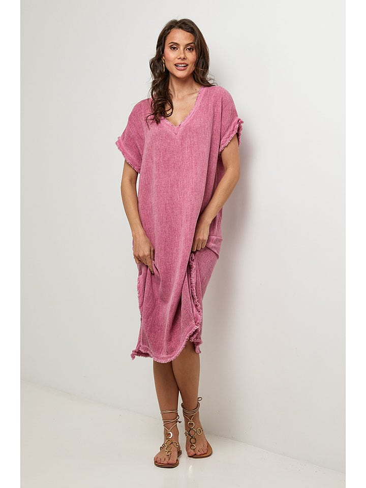 Lin Passion Sukienka w kolorze różowym rozmiar: 38/40
