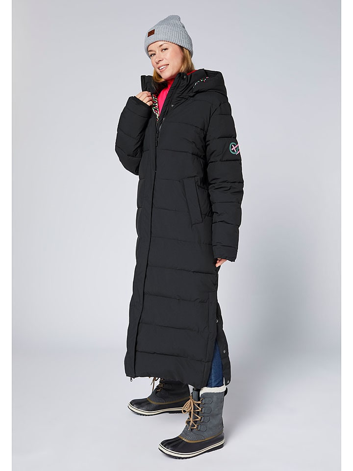 Chiemsee Płaszcz pikowany w kolorze czarnym rozmiar: M