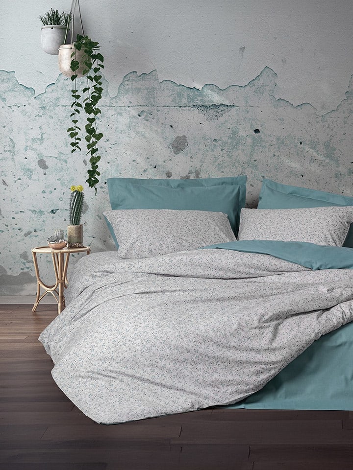 Elizabed Komplet pościeli renforcé w kolorze jasnoszarym rozmiar: 155x220 cm