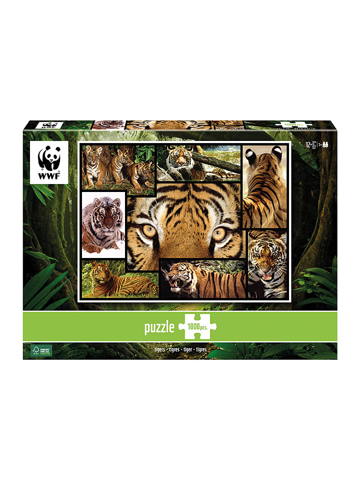 ambassador 1000-częściowe puzzle "Tiger" - 12+ rozmiar: onesize