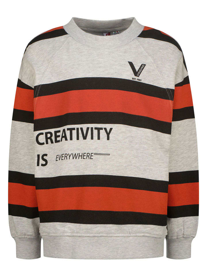 Vingino Bluza w kolorze szaro-pomarańczowym rozmiar: 152