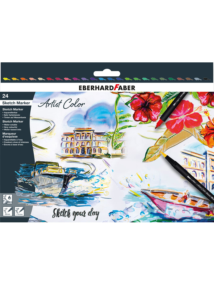 Eberhard Faber Flamastry (24 szt.) "Artist Color" rozmiar: onesize