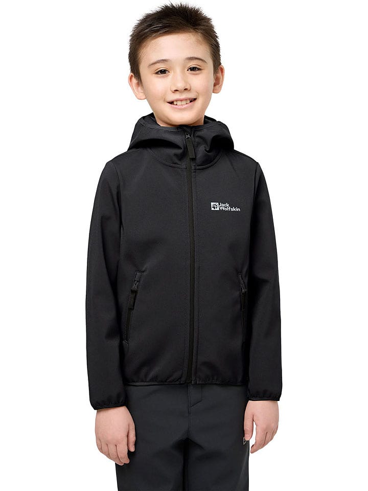 Jack Wolfskin Kurtka przejściowa w kolorze czarnym rozmiar: 152