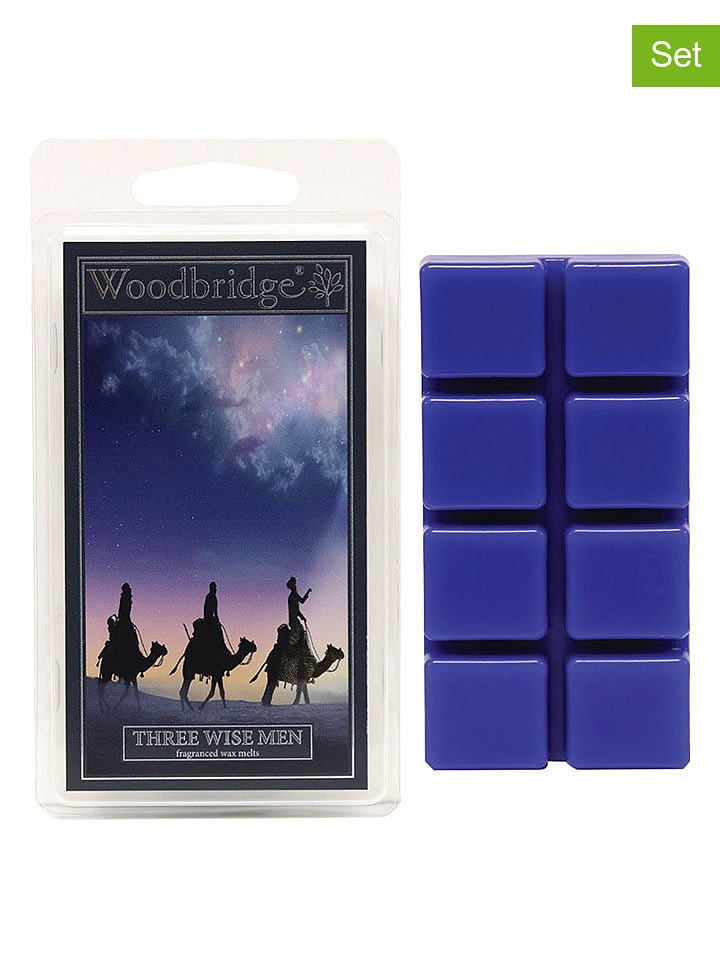 Woodbridge Wosk zapachowy (2 szt.) "Three Wise Men" w kolorze niebieskim - 2 x 68 g rozmiar: onesize