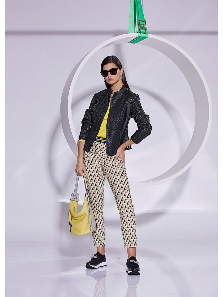 Heine Spodnie w kolorze beżowo-żółtym rozmiar: W25