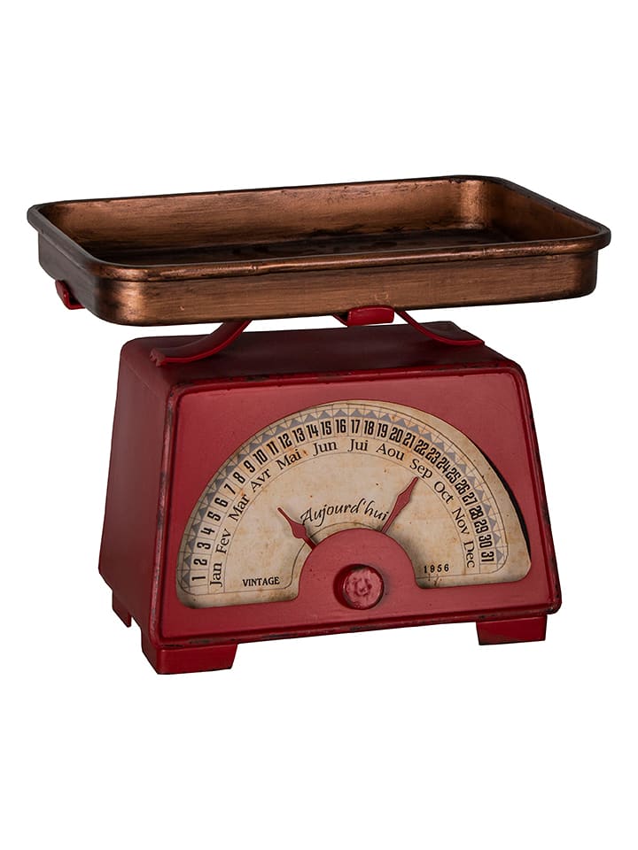 Anticline Waga kalendarzowa w kolorze czerwono-jasnobrązowym - 29,5 x 24 cm rozmiar: onesize