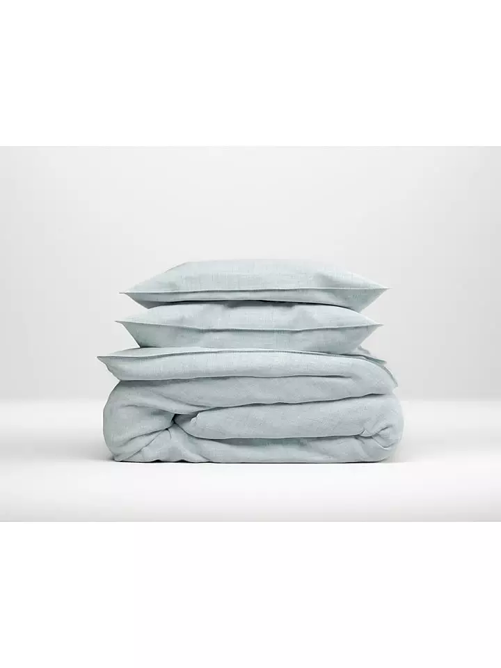 Zo!Home Komplet pościeli "Lino" w kolorze miętowym rozmiar: 200x220 cm