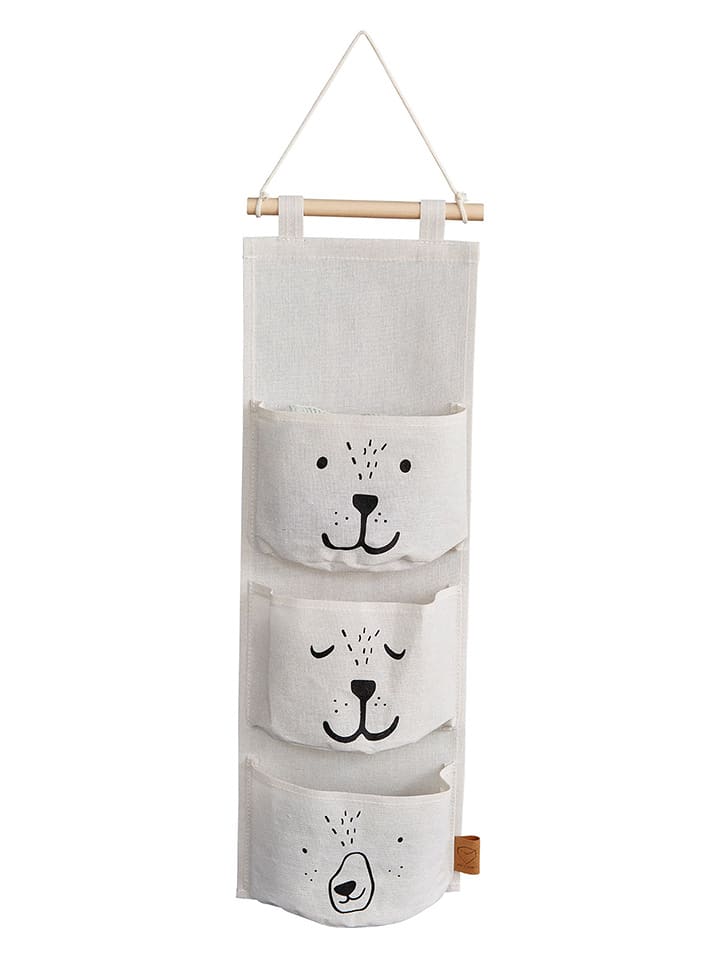 STORE IT Wiszący organizer w kolorze kremowym - 20 x 58 cm rozmiar: onesize