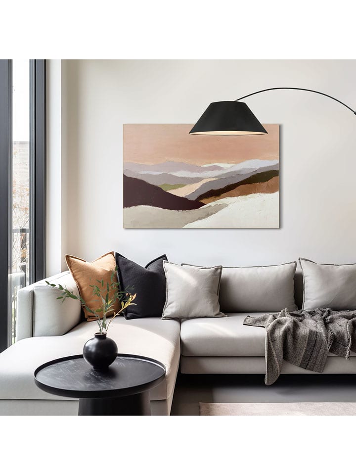 Orangewallz Druk artystyczny "Abstract Mountain Sight" w ramce rozmiar: 60x90 cm