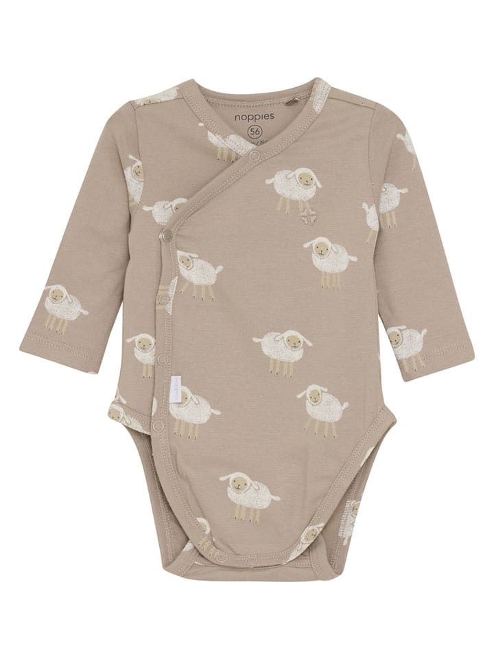 Noppies Body "Sumrall" w kolorze jasnobrązowo-szarym rozmiar: 50