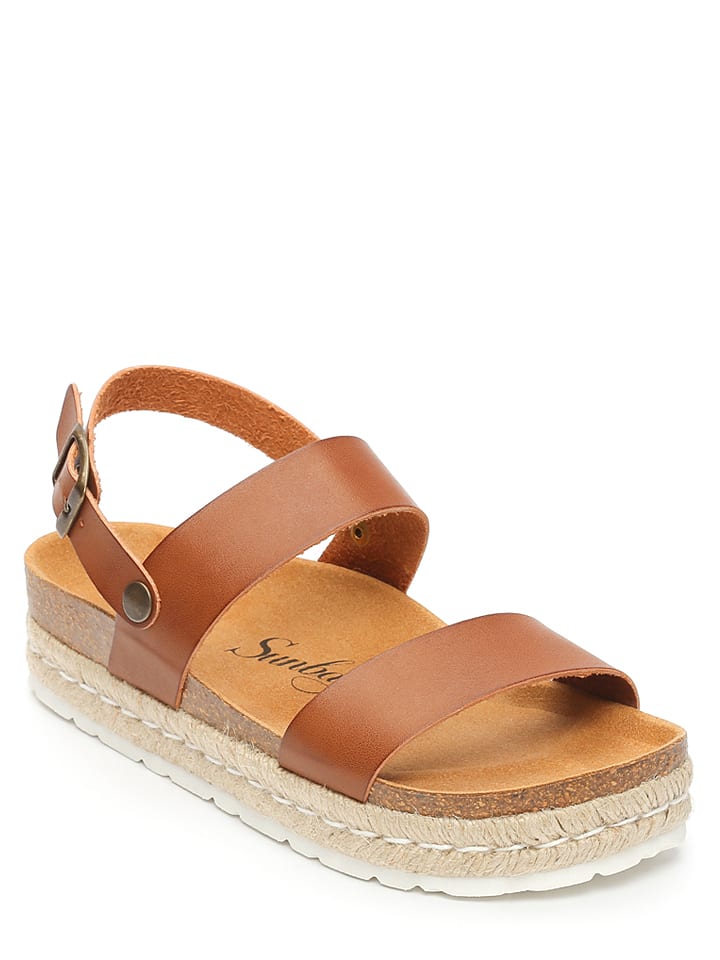 Sunbay Sandały "Kalmie" w kolorze jasnobrązowym rozmiar: 38