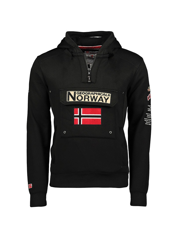 Geographical Norway Bluza "Gymclass" w kolorze czarnym rozmiar: 176