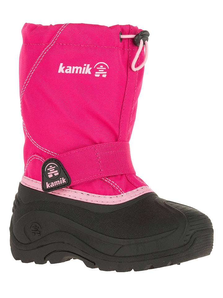 Kamik Kozaki zimowe "Iceball" w kolorze jasnoróżowym rozmiar: 33/34