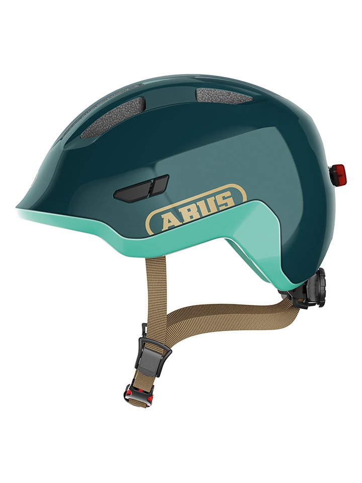 ABUS Kask rowerowy "Smiley 3.0 Ace Led" w kolorze zielonym rozmiar: 45-50 cm