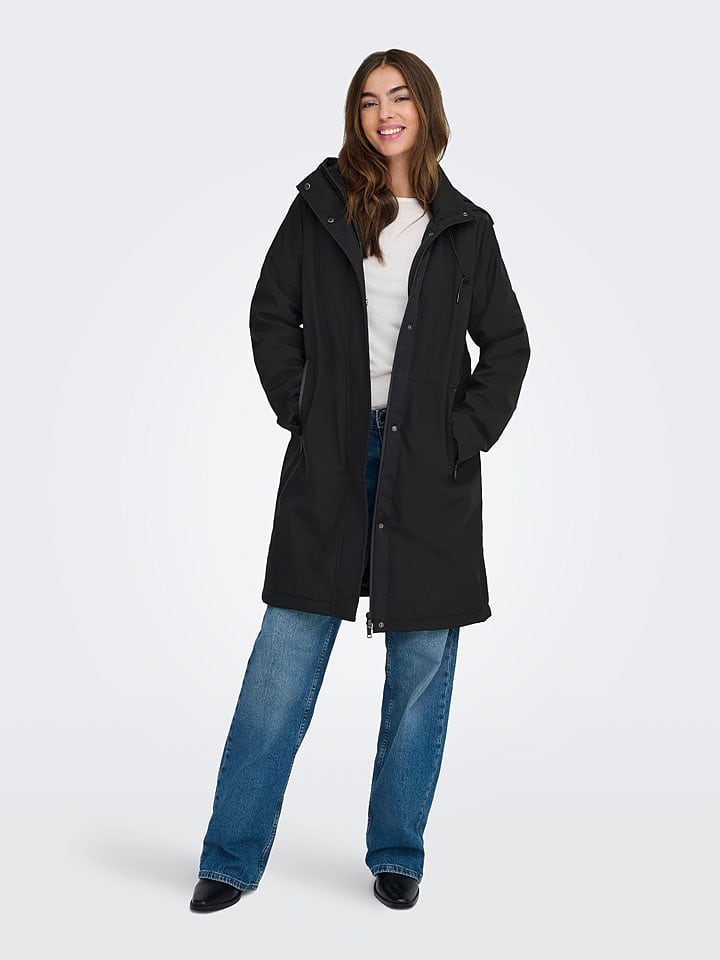 ONLY Parka "ONLKARA" w kolorze czarnym rozmiar: XL