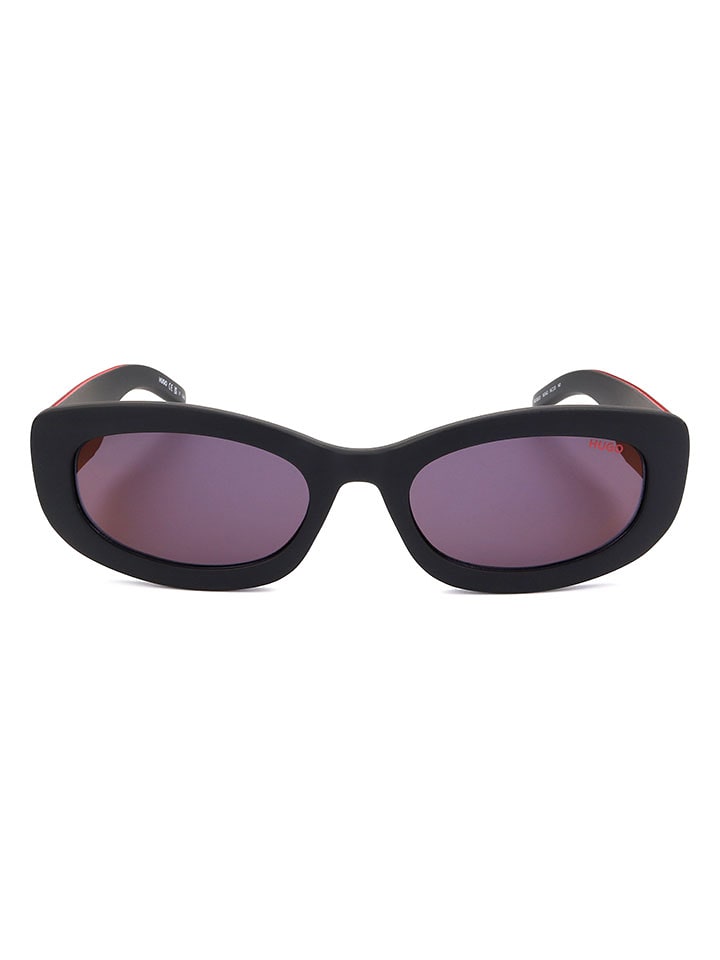 HUGO Damskie okulary przeciwsłoneczne w kolorze czarnym rozmiar: 54