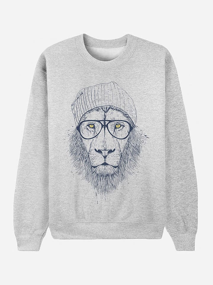 WOOOP Bluza "Cool Lion" w kolorze szarym rozmiar: XXL