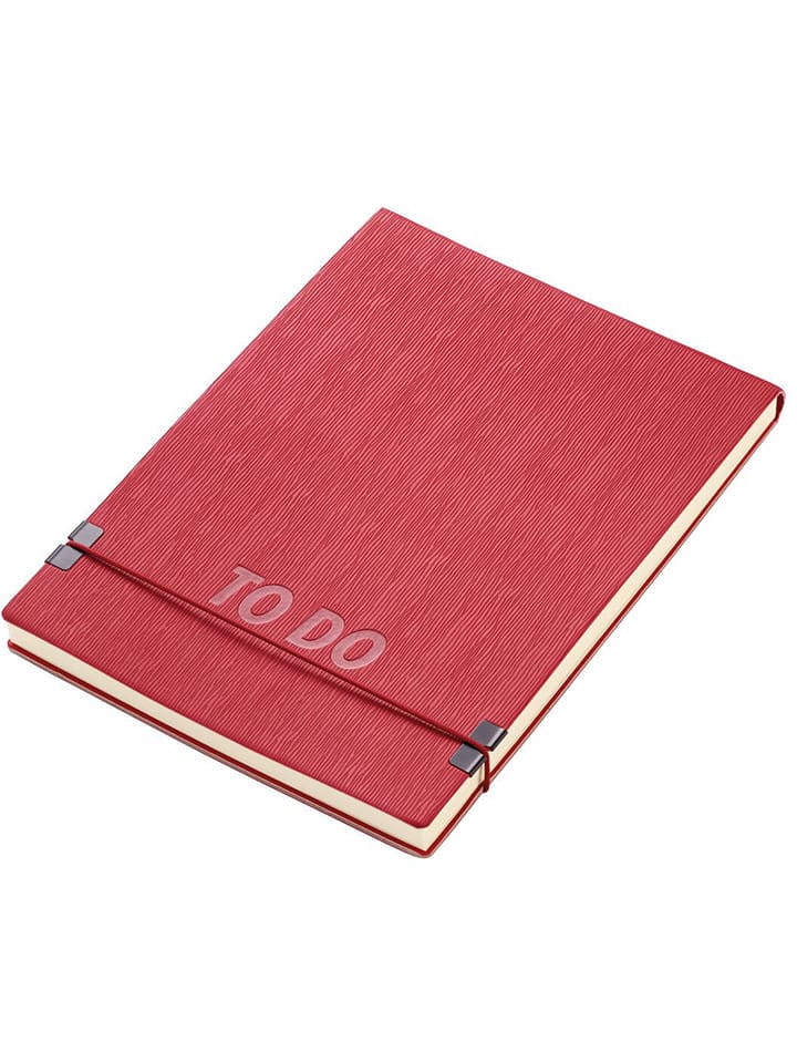 Troika Notatnik "To do" w kolorze czerwonym - A5 rozmiar: onesize