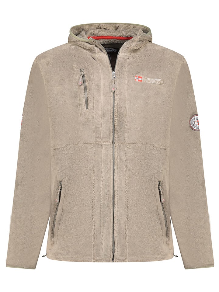 Geographical Norway Kurtka polarowa "Upload" w kolorze beżowym rozmiar: 164