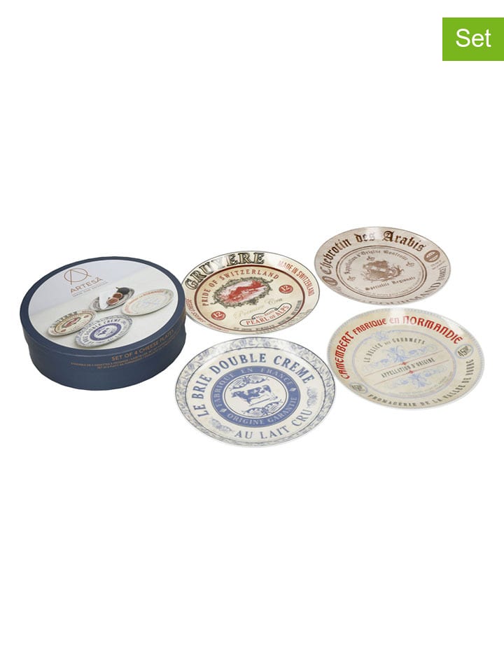 Artesa Talerze (5 szt.) ze wzorem do sera - Ø 19 cm rozmiar: onesize