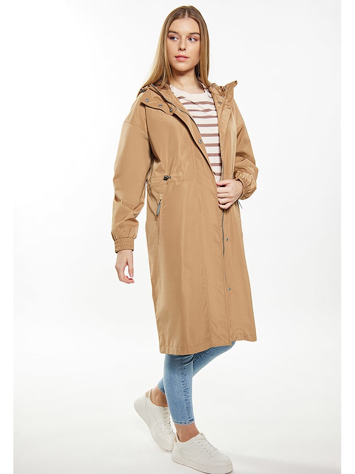Schmuddelwedda Płaszcz przeciwdeszczowy w kolorze beżowym rozmiar: XS