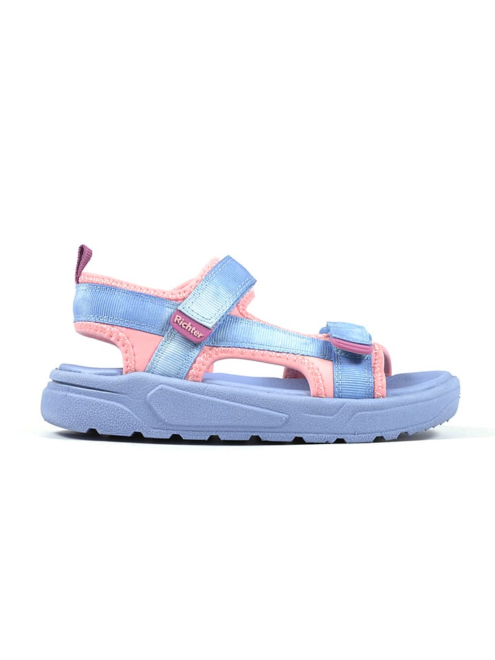 Richter Shoes Sandały w kolorze błękitno-jasnoróżowym rozmiar: 26
