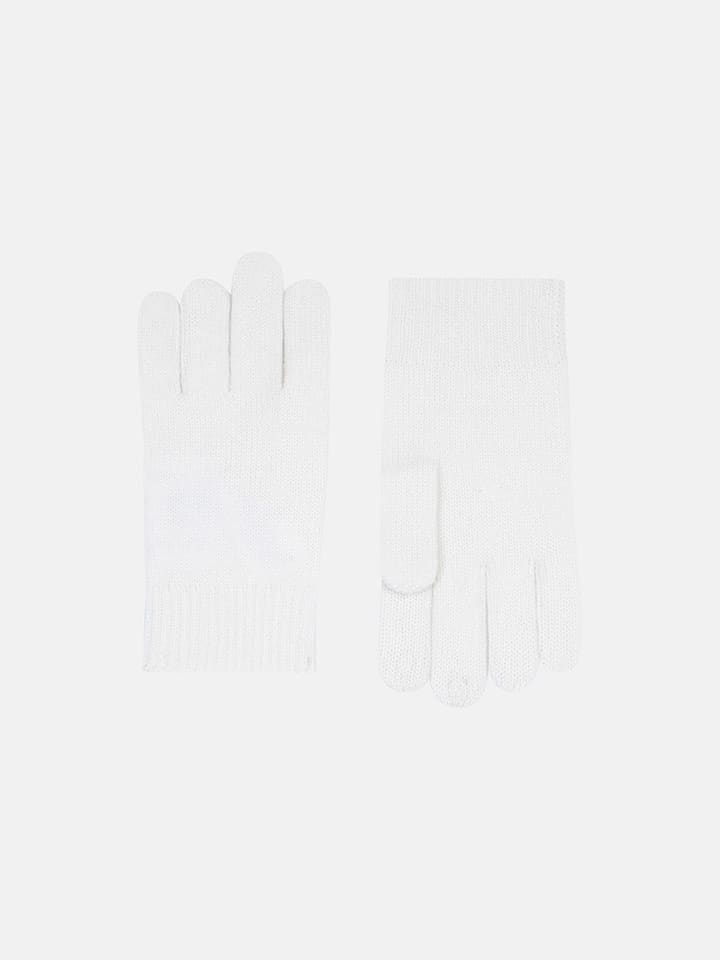 Perfect Cashmere Kaszmirowe rękawiczki "Yann" w kolorze białym rozmiar: onesize