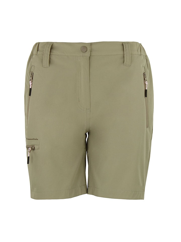 Peak Mountain Szorty funkcyjne "Assor" w kolorze beżowym rozmiar: S