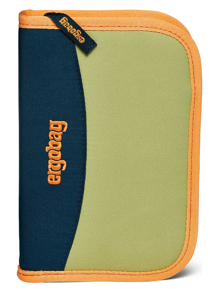 Ergobag Piórnik w kolorze zielono-granatowym - 21 x 4 x 14 cm rozmiar: onesize