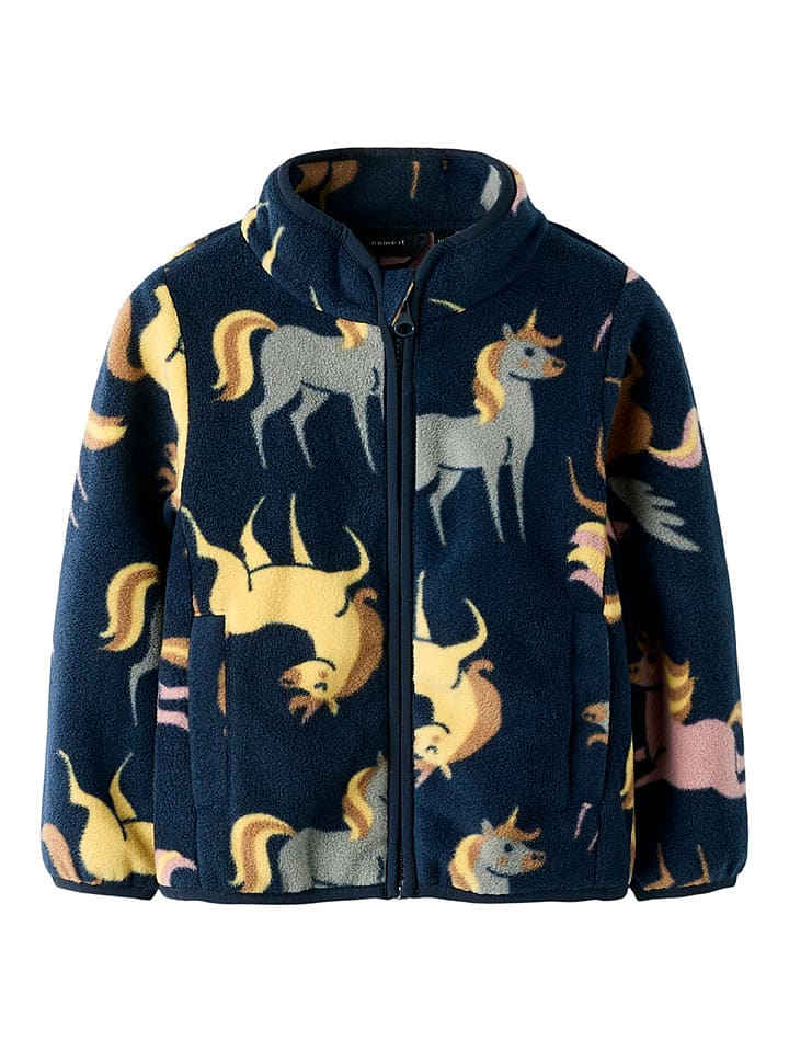 name it Kurtka polarowa w kolorze granatowym rozmiar: 98