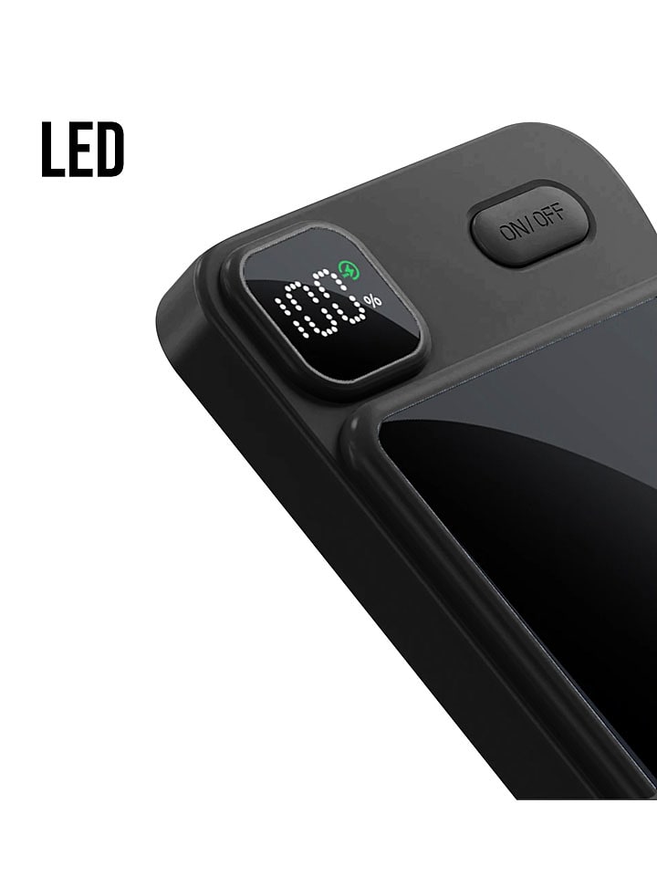 SWEET ACCESS Powerbank w kolorze czarnym - 10.000 mAh rozmiar: onesize