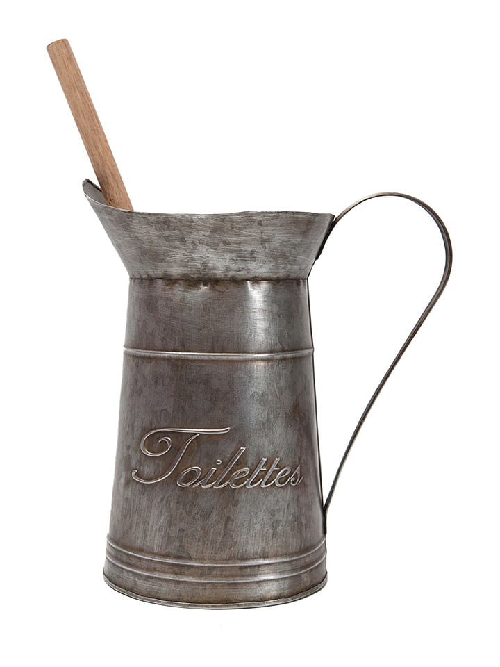 Anticline Szczotka toaletowa w kolorze szaro-jasnobrązowym - wys. 28,5 x Ø 14,5 cm rozmiar: onesize