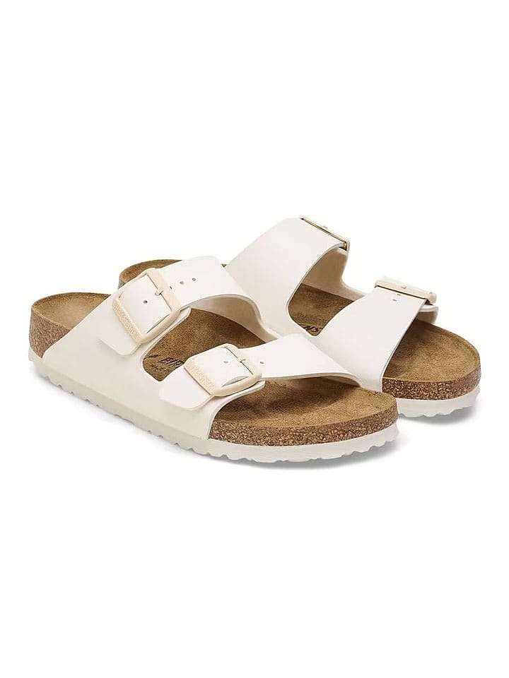 Birkenstock Klapki "Arizona BF" w kolorze kremowym rozmiar: 40