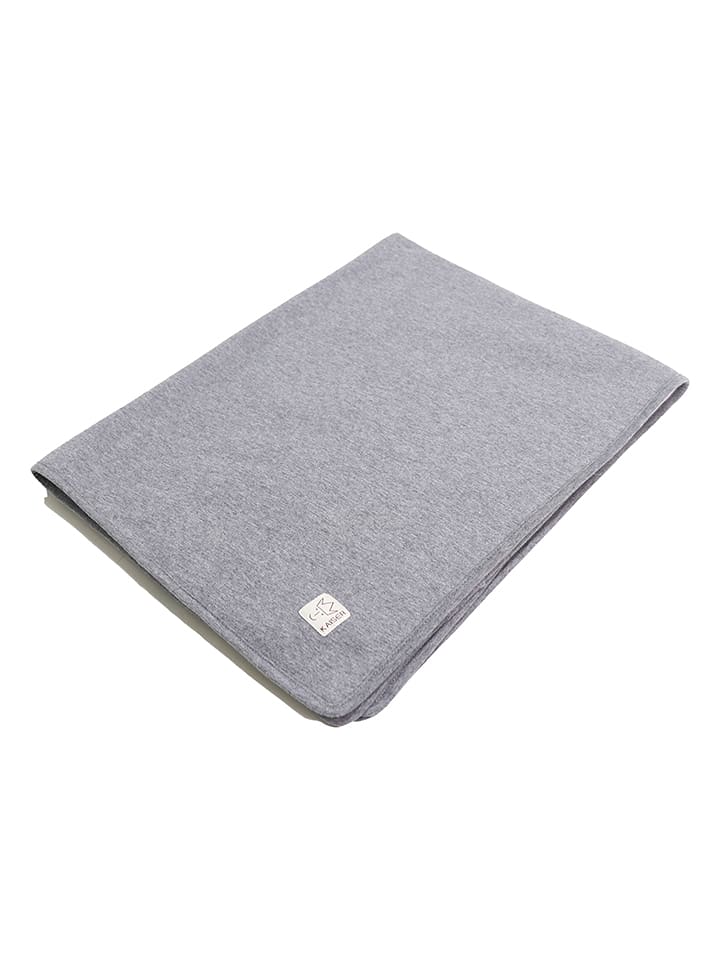 Kaiser Naturfellprodukte Koc w kolorze szarym - 100 x 75 cm rozmiar: onesize