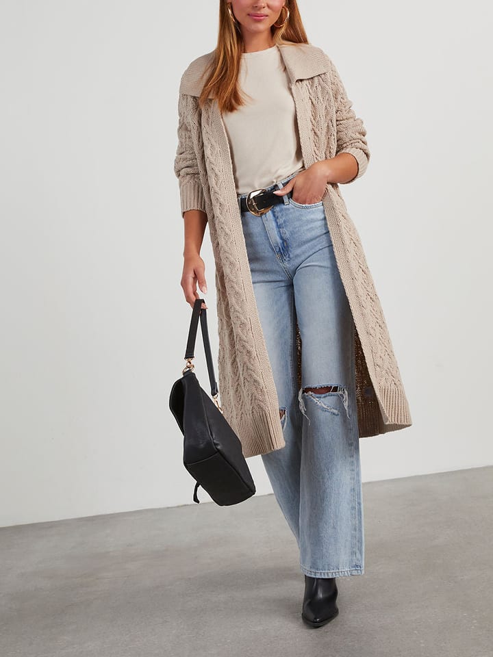 LA Angels Kardigan w kolorze beżowym rozmiar: L