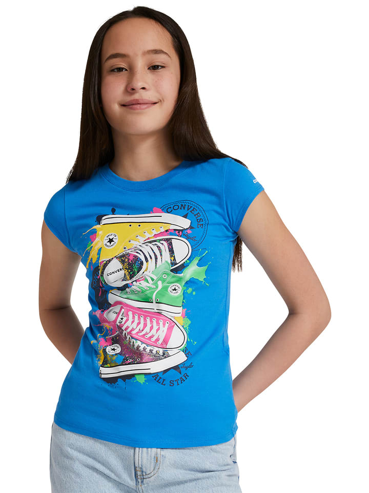 Converse Koszulka w kolorze niebieskim rozmiar: 116/122