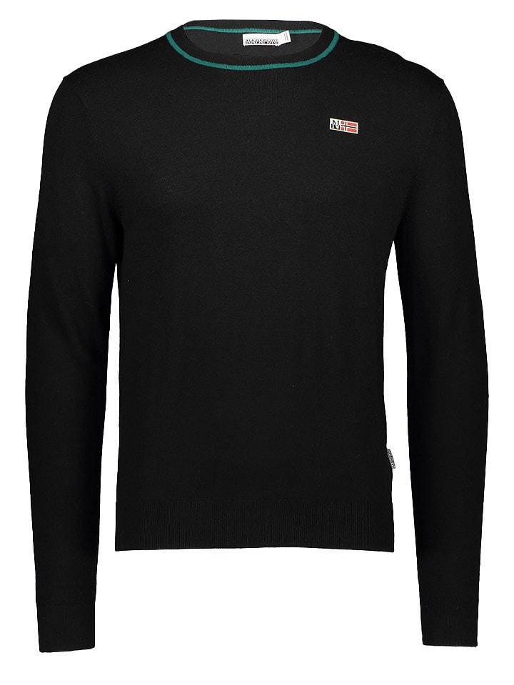Napapijri Sweter w kolorze czarnym rozmiar: 3XL