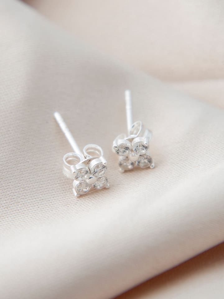 Lodie Silver Srebrne kolczyki-wkrętki z cyrkoniami rozmiar: onesize