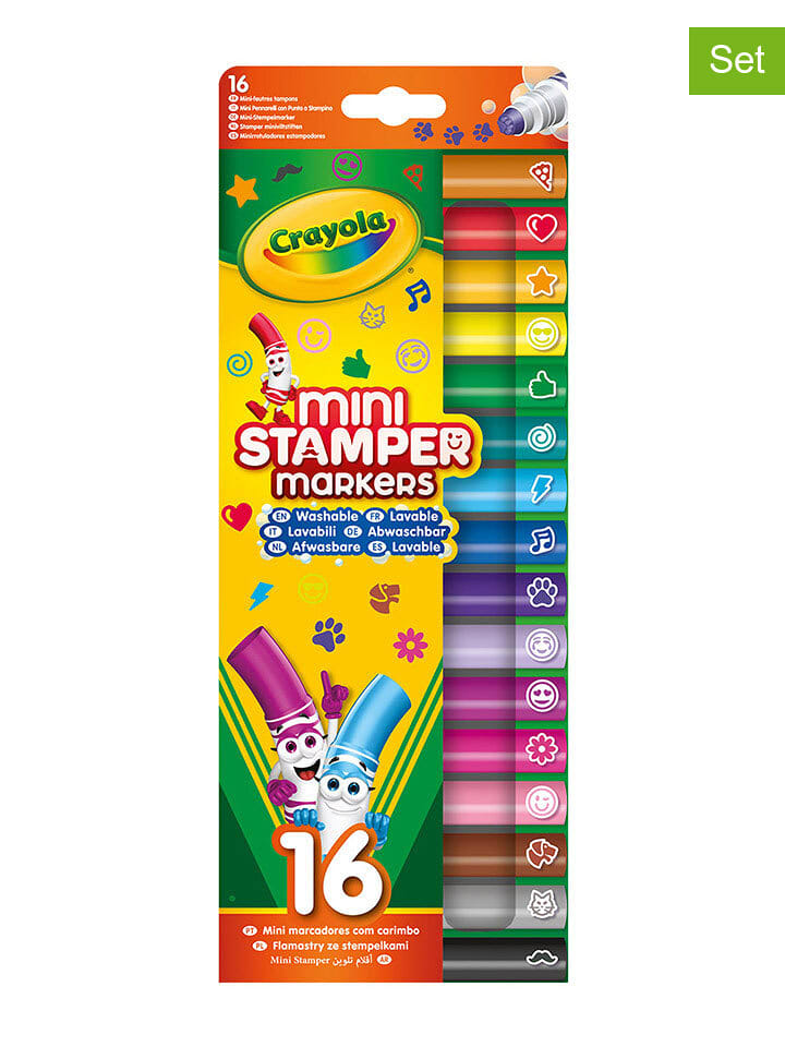 Crayola Mini flamastry (16 szt.) - 3+ rozmiar: onesize