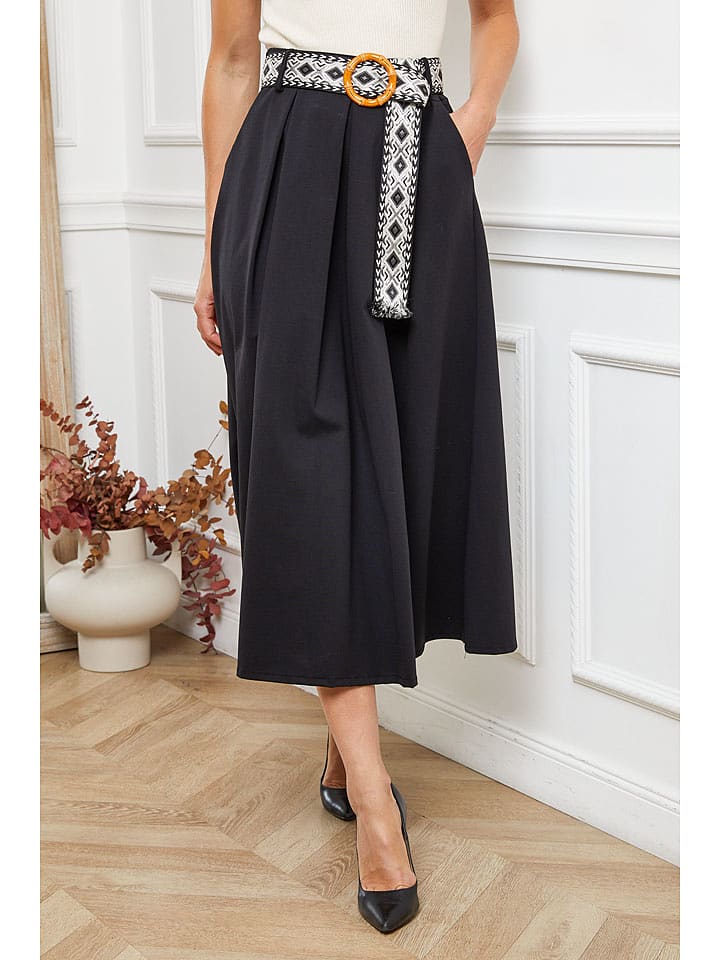 Joséfine Spódnica "Debo" w kolorze czarnym rozmiar: L