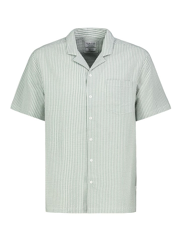 Sublevel Koszula - Regular fit - w kolorze zielonym rozmiar: XL