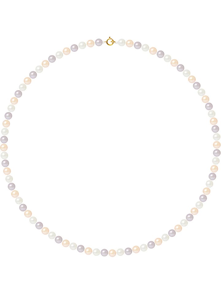 Pearline Naszyjnik z pereł z kolorowym wzorem - dł. 42 cm rozmiar: onesize