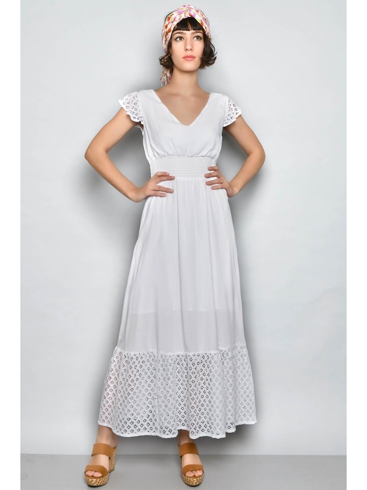 H.H.G. Sukienka w kolorze białym rozmiar: M