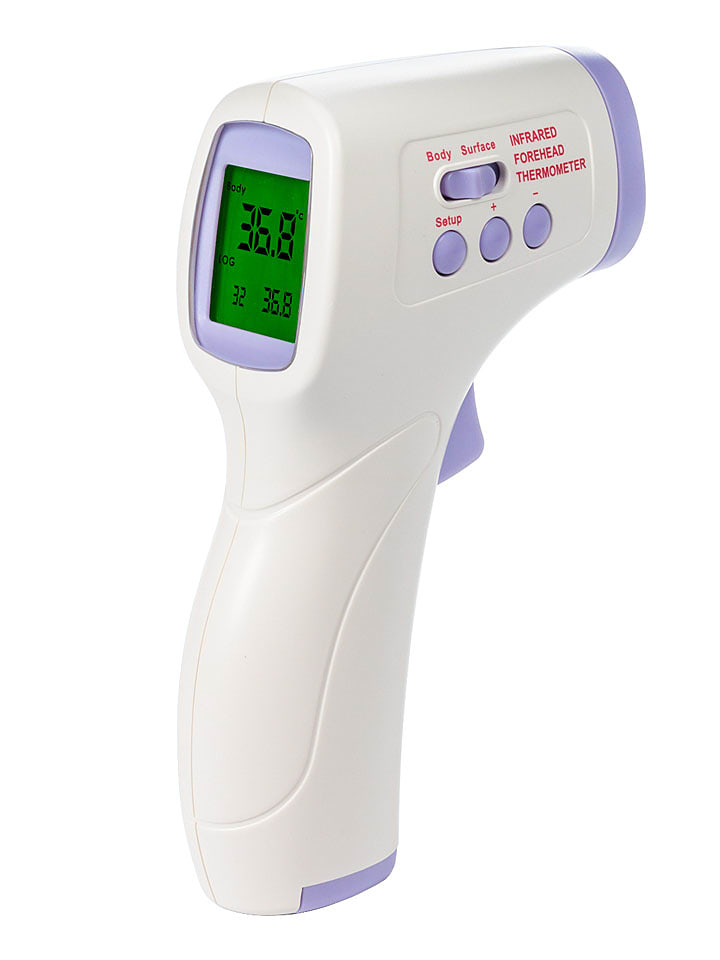 DAM Termometr w kolorze biało-fioletowym na podczerwień rozmiar: onesize