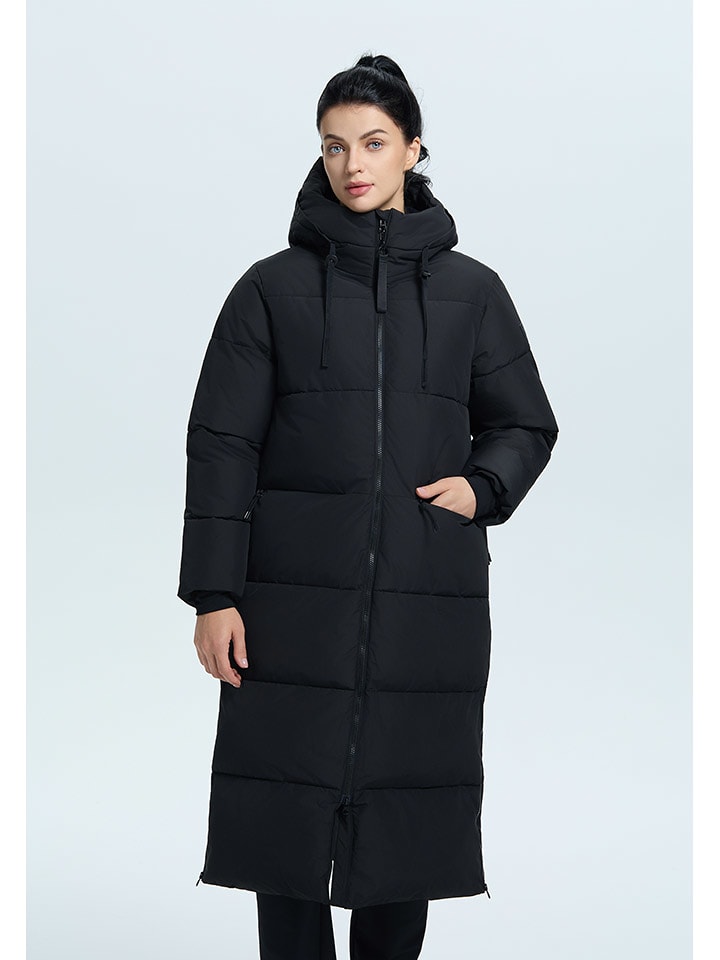 Icepeak Płaszcz pikowany "Addia" w kolorze czarnym rozmiar: 44