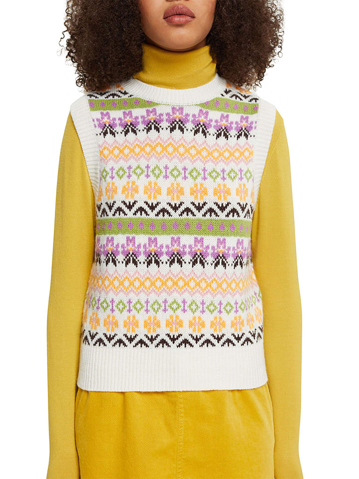 edc by esprit Bezrękawnik ze wzorem rozmiar: M