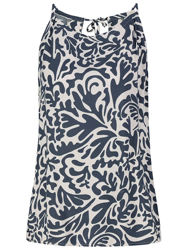 Sublevel Top w kolorze granatowo-białym rozmiar: S